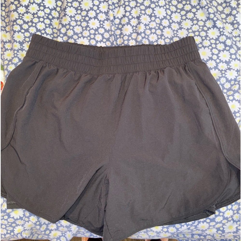 Black workout shorts